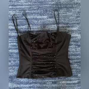 bcbg racerback tank